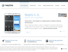 Tablet Screenshot of neptis.pl